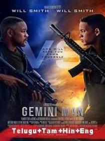 Gemini Man (2019) 720p Proper HDRip HQ Line [Telugu + Tamil + Hindi + Eng] 1GB ESub