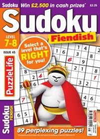 PuzzleLife Sudoku Fiendish - Issue 45, 2019
