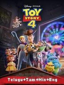 Toy Story 4 (2019) 1080p Blu-Ray Original [Tel + Tam + Hin + Eng] 1.8GB ESub