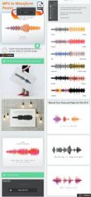 Graphicriver - Waveform Artist - MP3 to Waveform Poster 20644757
