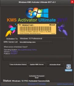 Windows KMS Activator Ultimate 2017 v3 5