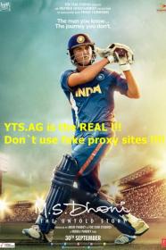 M S  Dhoni The Untold Story (2016) [YTS AG]