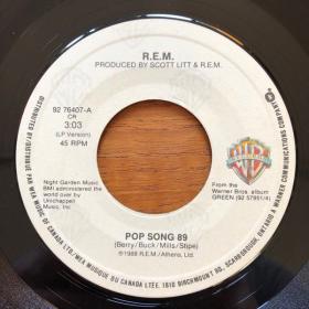 R E M  - Pop Song 89  (7 Inch UK) PBTHAL (1989 Rock) [Flac 24-96 LP]