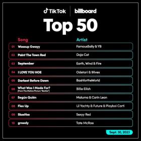 TikTok Billboard Top 50 Singles Chart (30-September-2023) Mp3 320kbps [PMEDIA] ⭐️