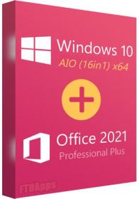 Windows 10 22H2 Build 19045 3570 AIO 16in1 With Office 2021 Pro Plus (x64) Multilingual Pre-Activated