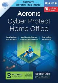 Acronis Cyber Protect Home Office Build 40901 Bootable ISO