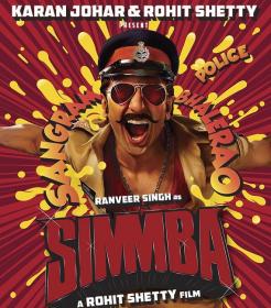 Simmba (2018)[Hindi - HQ DVDScr - x264 - 700MB]