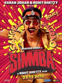 Simmba (2018)[Hindi 1080p HQ DVDScr - x264 - 2GB]
