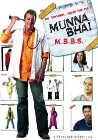 Munna Bhai M B B S (2003) Hindi 720p WEB-HD x264 AC3 2.0 ESub-Sun George (Requested)
