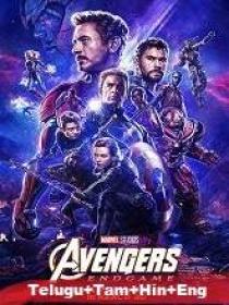 Avengers Endgame (2019) 1080p HDTC-Rip HQ Line Auds [Telugu + Tamil + + Eng] - 2.9GB