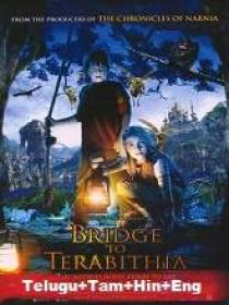 Bridge to Terabithia (2007) 720p BDRip [Telugu + Tamil + Hindi + Eng] x264 950MB ESub