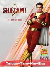 Shazam! (2019) BR-Rip - x264 - HQ Line [Telugu +] - 450MB
