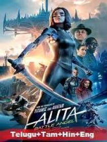 Alita Battle Angel (2019) 720p Proper HDRip - Original [Telugu + Tamil + Hindi + Eng] 1.3GB ESub