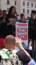 Laura Loomer Speaks at Demand Free Speech Rally in Washington, D C