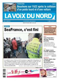 La Voix du Nord Edition de Lille du Mardi 10 Janvier 2011