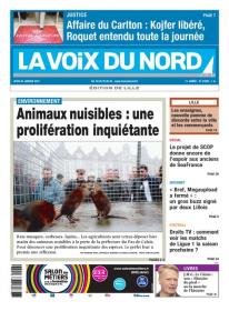 La Voix du Nord Edition de Lille du Jeudi 26 Janvier 2012