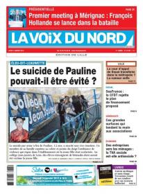 La Voix du Nord Edition de Lille du Jeudi 05 Janvier 2011